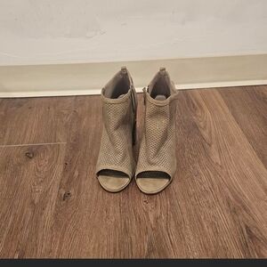 Women's Peep-Toe Ankle Boots